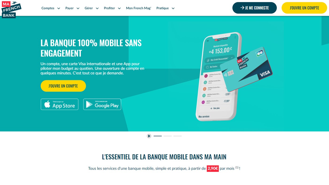 Ma French Bank, the mobile bank of La Banque Postale