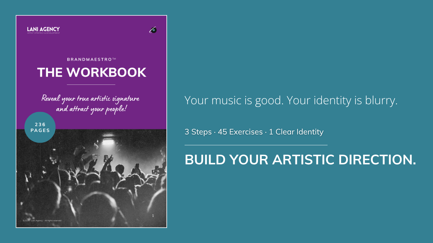 Brandmaestro: a 245-page workbook and AI coach for building a clear artistic identity